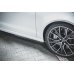 Накладки сплиттеры на пороги на Audi RS6 C7